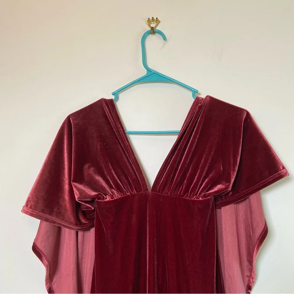 Revelry Micah Convertible Velvet Dress Bridesmaid - Picture 4 of 8